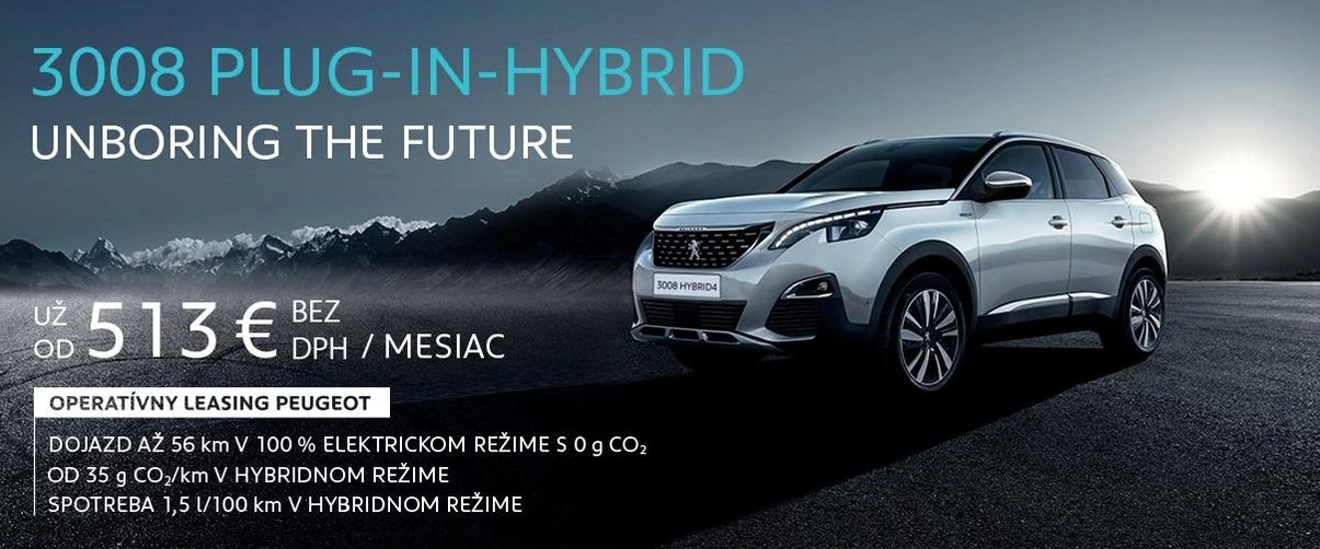 Peugeot 3008 Hybrid Cena Peugeot 3008 Hybrid Cena