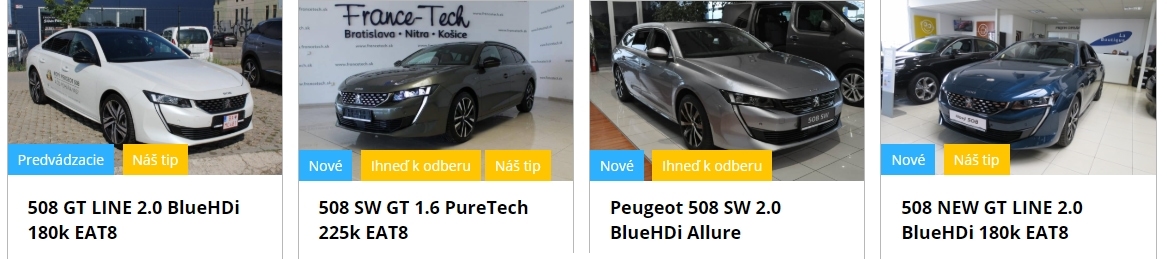 Peugeot 508 Skladove Vozidla B Peugeot 508 Skladove Vozidla B